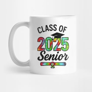 Class-of-2025-Senior-Graduation-Gold-Tie-Dye-Style-High-School-College-Grad-Gift Mug